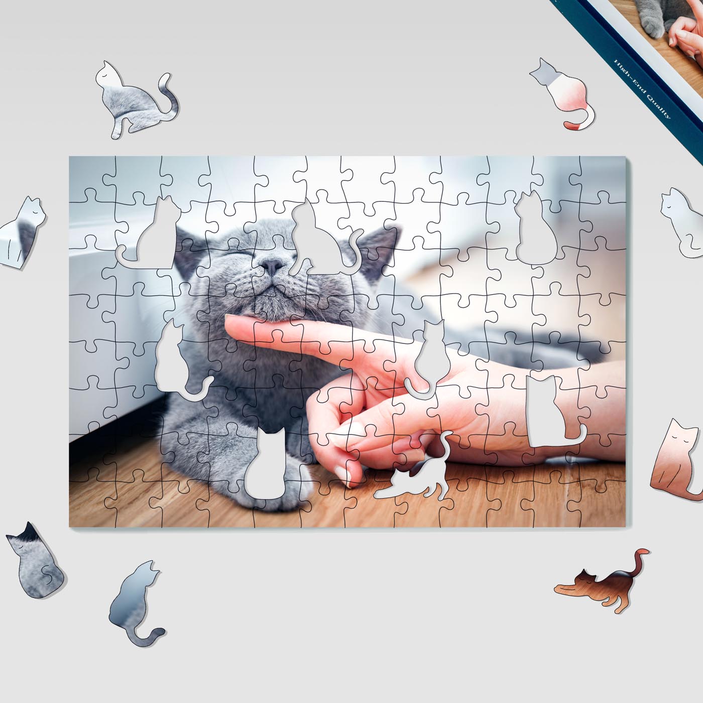 Customized Premium Puzzles - Cat